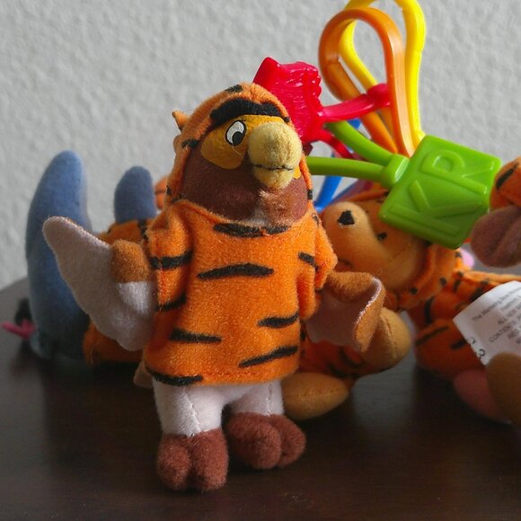 Disney The Tigger Movie McDonald’s Plush Keychain Lot Vintage - Winnie the Pooh - Picture 7 of 9